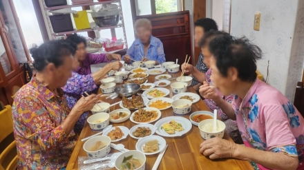 송광면 덕동마을, 여성농업인 안기옥 대표의 점심 나눔 '훈훈’